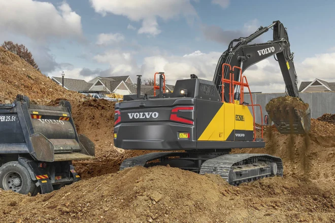 Volvo escavatore cingolato grande EC250E