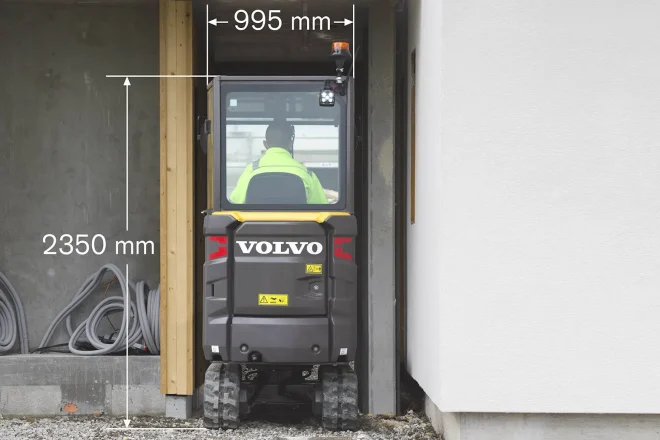 Volvo escavatore compatto EC15E